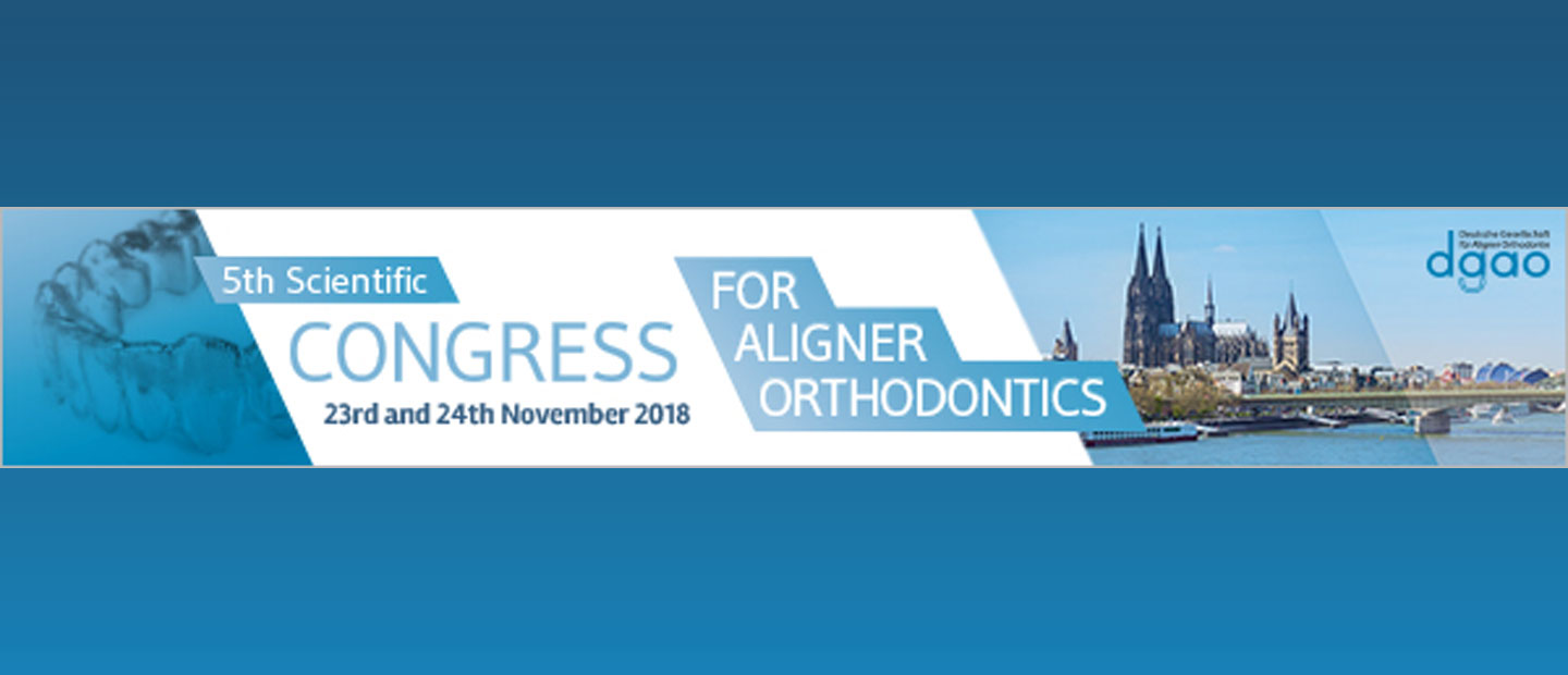 Annonce DGAO Congress Aligner Orthodontics 2018
